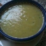 Aardappel Preisoep met zalm en dille
